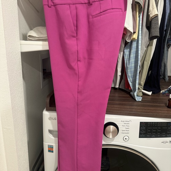Ann Taylor Fuchsia Ankle Pants - Picture 2 of 6